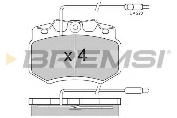 BREMSI BP2276-1