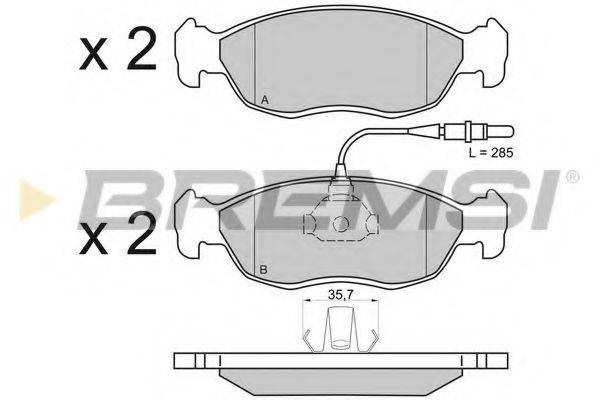 BREMSI BP2595