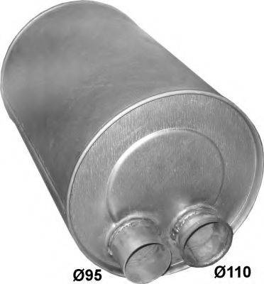 POLMO 6852 Глушник вихлопних газів кінцевий